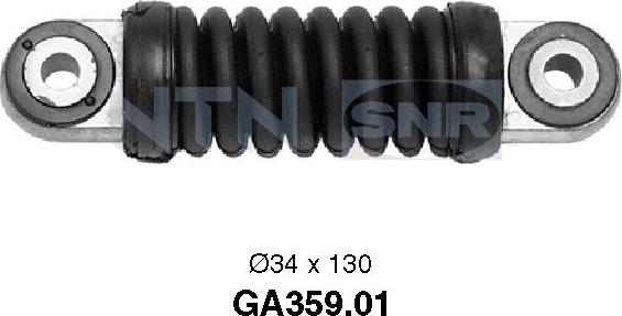 SNR GA359.01 - Ролик, поликлиновый ремень autosila-amz.com