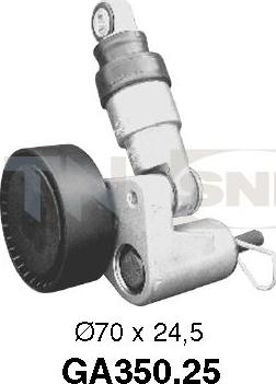 SNR GA350.25 - Ролик, поликлиновый ремень autosila-amz.com