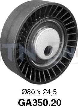 SNR GA350.20 - Ролик, поликлиновый ремень autosila-amz.com