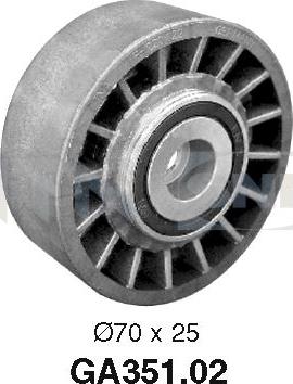 SNR GA351.02 - ролик натяжной!\ MB W201/W124/W202 2.6-3.2 85> autosila-amz.com