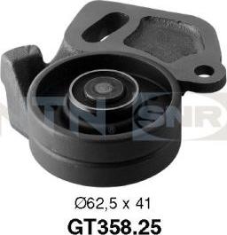 SNR GT358.25 - Натяжной ролик, зубчатый ремень ГРМ autosila-amz.com