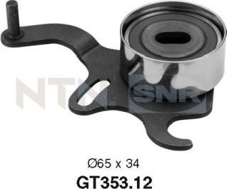 SNR GT353.12 - Натяжной ролик, зубчатый ремень ГРМ autosila-amz.com