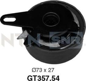 SNR GT357.54 - Натяжной ролик, зубчатый ремень ГРМ autosila-amz.com