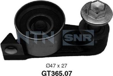 SNR GT365.07 - Натяжной ролик, зубчатый ремень ГРМ autosila-amz.com