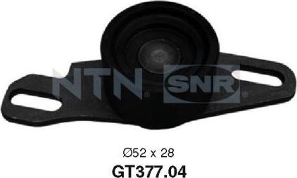 SNR GT377.04 - Натяжной ролик, зубчатый ремень ГРМ autosila-amz.com