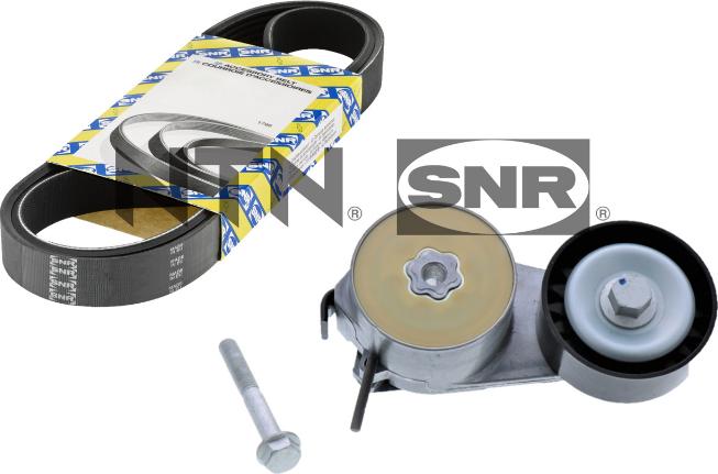SNR KA858.08 - Ремкомплект доп оборудования, ремень + ролики autosila-amz.com