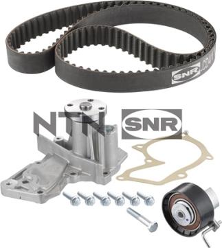 SNR KDP452.240 - Водяной насос + комплект зубчатого ремня ГРМ autosila-amz.com