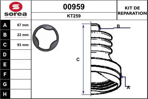 SNRA 00959 - Пыльник, приводной вал autosila-amz.com