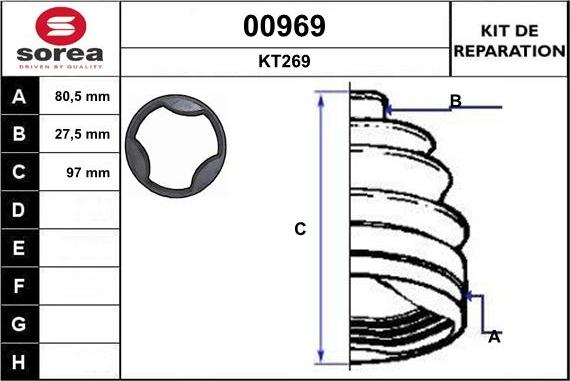 SNRA 00969 - Пыльник, приводной вал autosila-amz.com