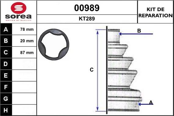 SNRA 00989 - Пыльник, приводной вал autosila-amz.com