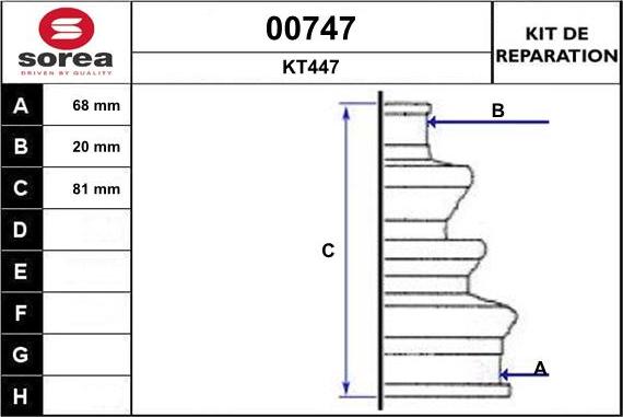 SNRA 00747 - Пыльник, приводной вал autosila-amz.com