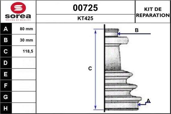 SNRA 00725 - Пыльник, приводной вал autosila-amz.com