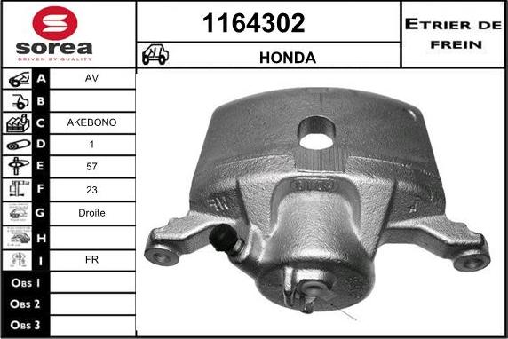 SNRA 1164302 - Тормозной суппорт autosila-amz.com