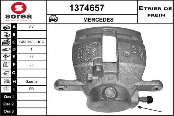 SNRA 1374657 - Тормозной суппорт autosila-amz.com