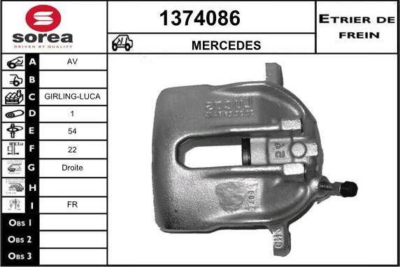 SNRA 1374086 - Тормозной суппорт autosila-amz.com