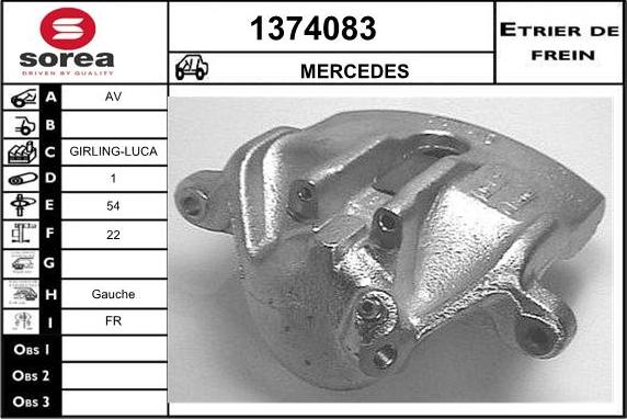 SNRA 1374083 - Тормозной суппорт autosila-amz.com