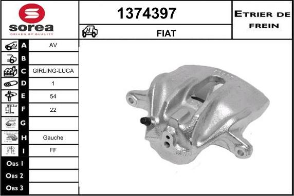 SNRA 1374397 - Тормозной суппорт autosila-amz.com