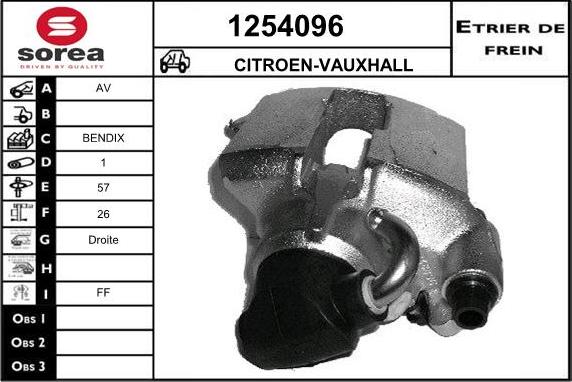 SNRA 1254096 - Тормозной суппорт autosila-amz.com