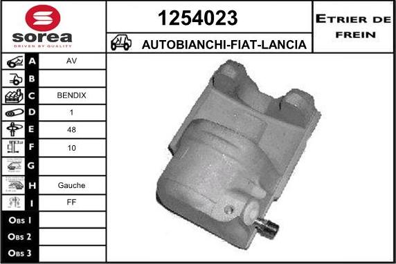 SNRA 1254023 - Тормозной суппорт autosila-amz.com