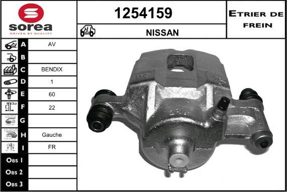 SNRA 1254159 - Тормозной суппорт autosila-amz.com