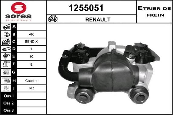 SNRA 1255051 - Тормозной суппорт autosila-amz.com