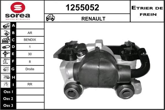 SNRA 1255052 - Тормозной суппорт autosila-amz.com