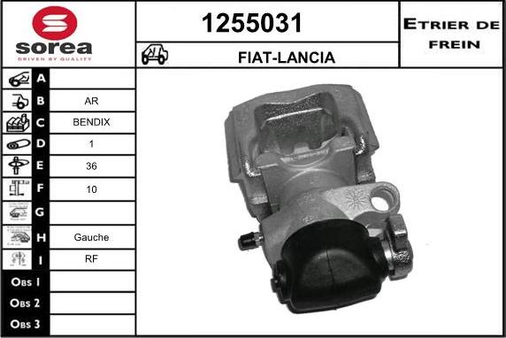 SNRA 1255031 - Тормозной суппорт autosila-amz.com