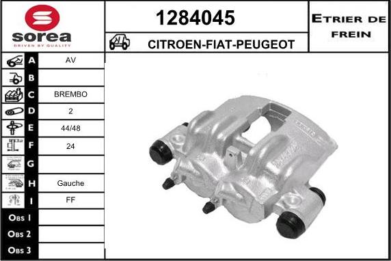 SNRA 1284045 - Тормозной суппорт autosila-amz.com