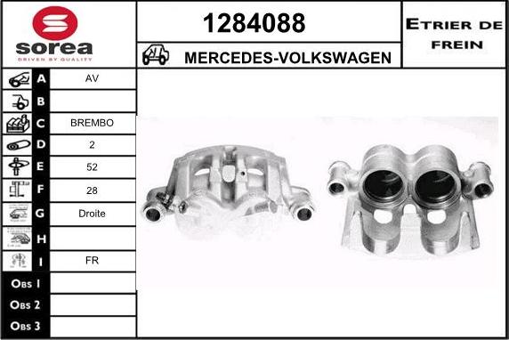 SNRA 1284088 - Тормозной суппорт autosila-amz.com