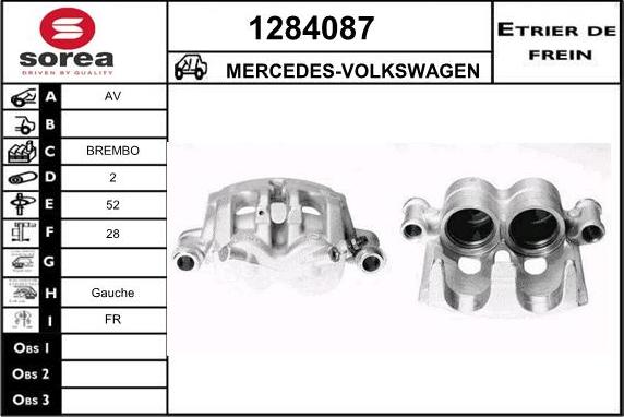 SNRA 1284087 - Тормозной суппорт autosila-amz.com