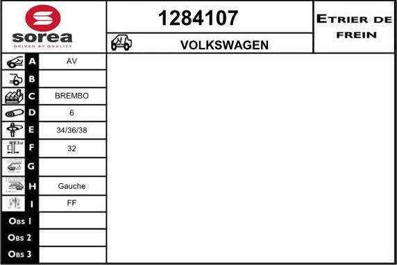 SNRA 1284107 - Тормозной суппорт autosila-amz.com