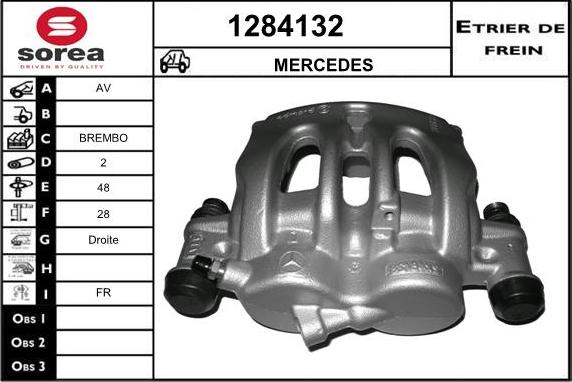 SNRA 1284132 - Тормозной суппорт autosila-amz.com