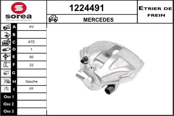 SNRA 1224491 - Тормозной суппорт autosila-amz.com