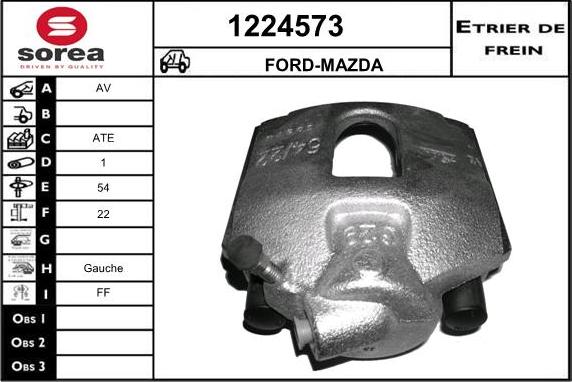 SNRA 1224573 - Тормозной суппорт autosila-amz.com