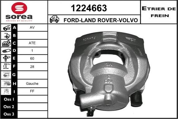 SNRA 1224663 - Тормозной суппорт autosila-amz.com