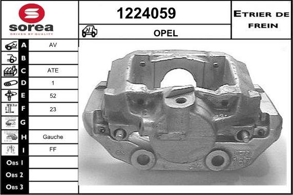 SNRA 1224059 - Тормозной суппорт autosila-amz.com