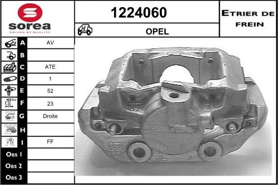 SNRA 1224060 - Тормозной суппорт autosila-amz.com