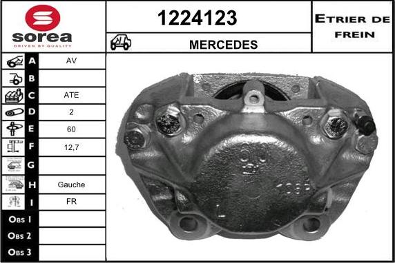 SNRA 1224123 - Тормозной суппорт autosila-amz.com