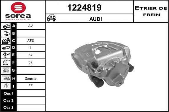 SNRA 1224819 - Тормозной суппорт autosila-amz.com