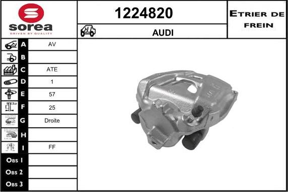 SNRA 1224820 - Тормозной суппорт autosila-amz.com