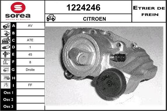 SNRA 1224246 - Тормозной суппорт autosila-amz.com