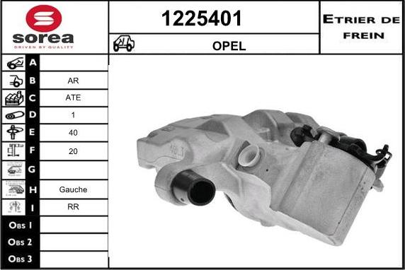 SNRA 1225401 - Тормозной суппорт autosila-amz.com