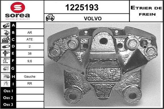 SNRA 1225193 - Тормозной суппорт autosila-amz.com