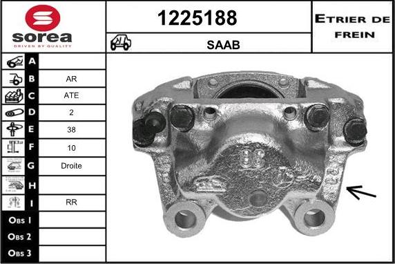 SNRA 1225188 - Тормозной суппорт autosila-amz.com