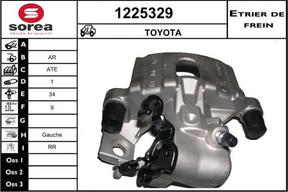 SNRA 1225329 - Тормозной суппорт autosila-amz.com