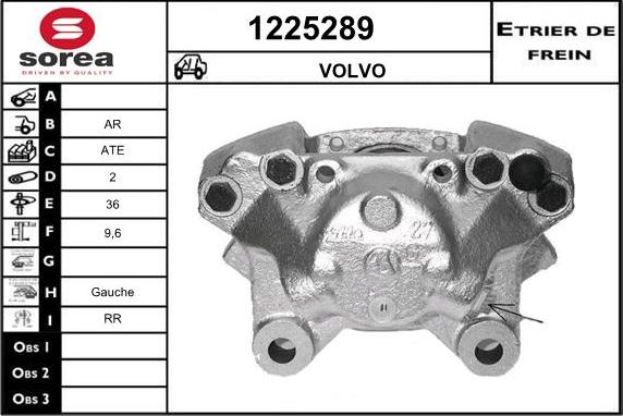 SNRA 1225289 - Тормозной суппорт autosila-amz.com