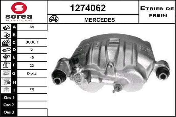 SNRA 1274062 - Тормозной суппорт autosila-amz.com