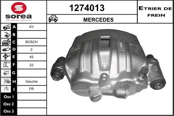 SNRA 1274013 - Тормозной суппорт autosila-amz.com