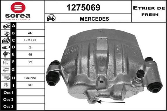 SNRA 1275069 - Тормозной суппорт autosila-amz.com