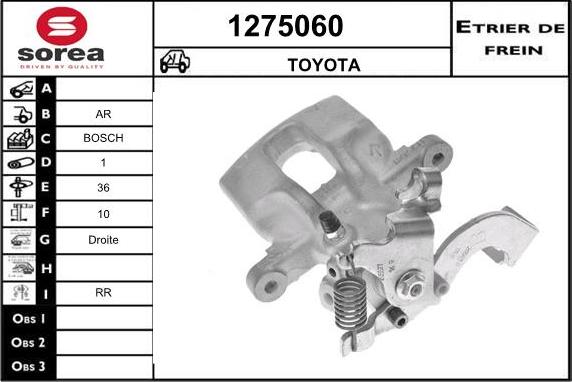 SNRA 1275060 - Тормозной суппорт autosila-amz.com